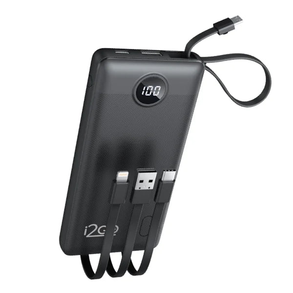 Carregador Portátil i2GO 10000mAh 4 em 1