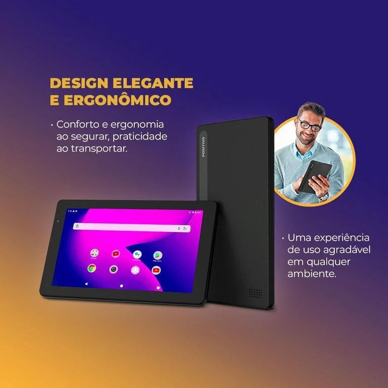 Tablet Positivo Vision TAB 7 64GB 3GB de RAM Tela 7” Octa Core