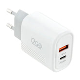Carregador de Parede Ultra Rápido com 1 Saída USB-C Power Delivery 20W + 1 Saída USB-A 18W